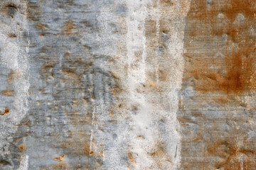 orange oxide texture on very deteriorated surface