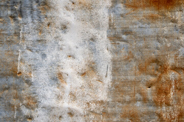orange oxide texture on very deteriorated surface
