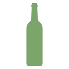 glass bottle without background