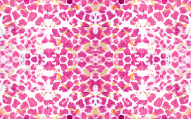 Watercolor Animal Giraffe Pattern.