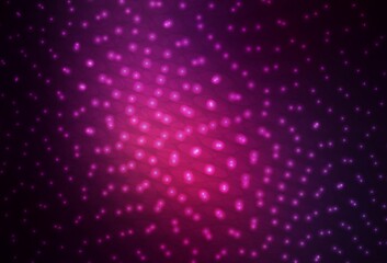 Dark Pink vector backdrop with dots.