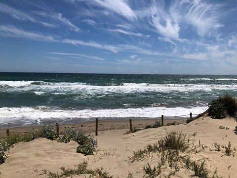 beach in the morning