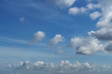 Beautiful cloud with blue sky natural background