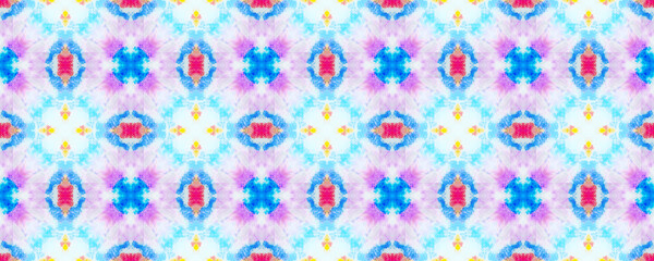 Seamless Water Color Textile Pattern.