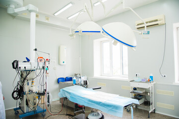 Empty modern operating room