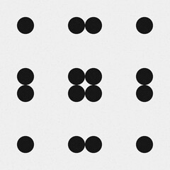 Abstract Cross Pattern Dots Logo generative computational art illustration