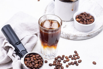 Espresso tonic, trendy coffee drink