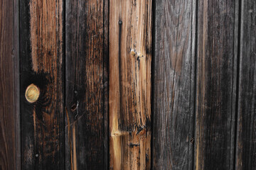 wood panels used as background