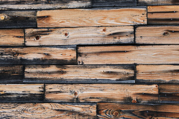 wood panels used as background