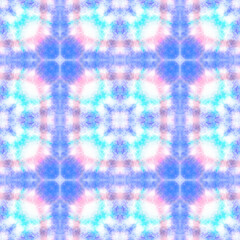 Abstract Watercolour Tile Pattern.