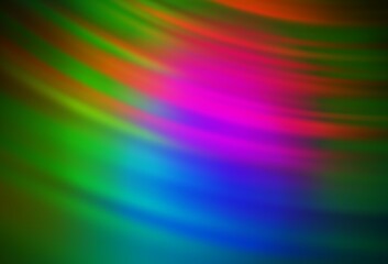 Dark Pink, Green vector blurred background.