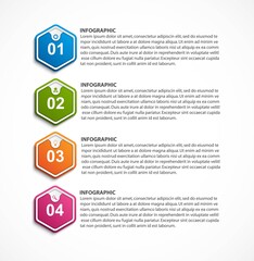 Options infographic, timeline, design template for business presentations or information banner.
