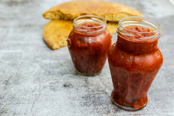 Bulgarian traditional dish - lyutenitza