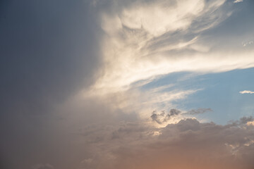 Amazing beautiful sky with clouds