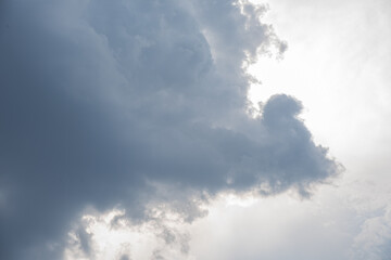 Amazing beautiful sky with clouds