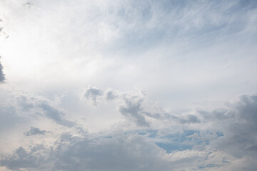 Amazing beautiful sky with clouds
