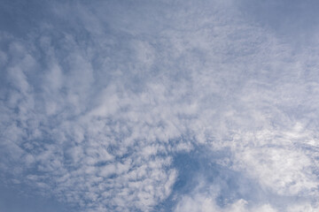 Naklejka na ściany i meble Amazing beautiful sky with clouds