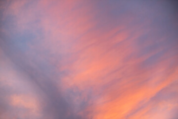 Amazing beautiful sky with clouds