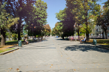 Lviv City Old Architecture in the autumn season
