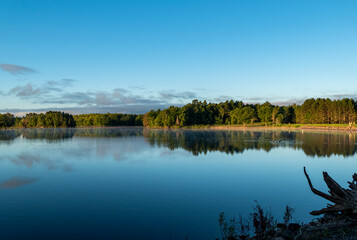 Bond Falls Lake August Morning