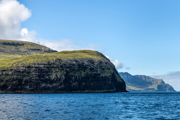 Vestmanna cliffs in the Faroe Islands