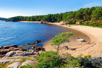 Mandal S&uuml;dnorwegen Kanelstranda 