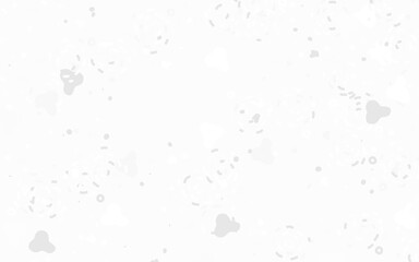 Light Gray vector backdrop with memphis shapes.