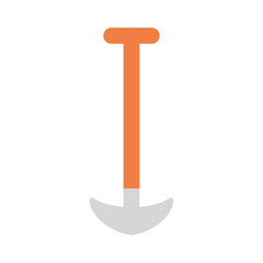 garden shovel flat style icon vector design