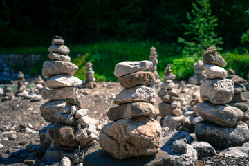 Wanderung durch die Partnachklamm und Partnach Alm bei Garmisch Partenkirchen in Oberbayern Deutschland