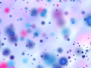 Multicolored cheerful abstract background with dispersed colorful drops