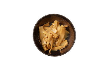 食器にいれたメンマ