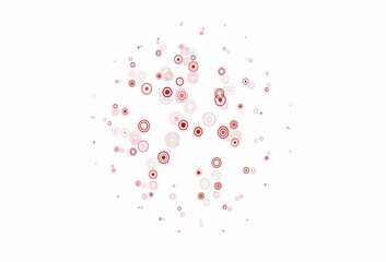 Light Pink vector layout with circle shapes.