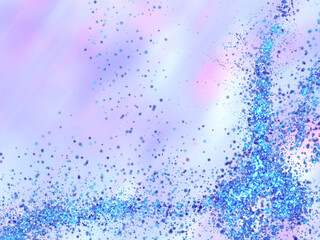 Multicolored cheerful abstract background with dispersed colorful drops