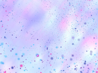 Multicolored cheerful abstract background with dispersed colorful drops