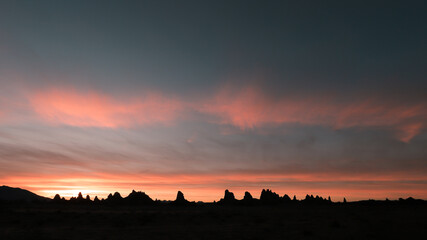 sunrise in the mountains