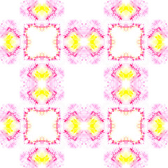 Seamless Watercolor Batik Print.