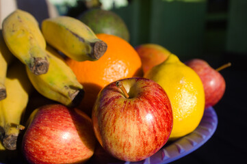 Several tropical fruits produced in Brazil