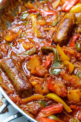 Sausage Peppers Onions
