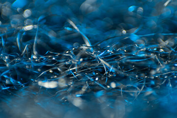 Abstract metallic wire mesh background texture