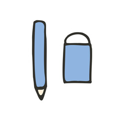 鉛筆と消しゴム