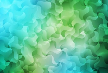 Light Blue, Green vector background with wry lines.