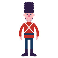 Isolated person soldier people ethnicity icon - Vector