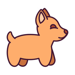 Isolated traditional mexican pinata. Icon of a donkey - Vector