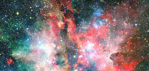 Starry deep outer space. Elements of this image furnished by NASA