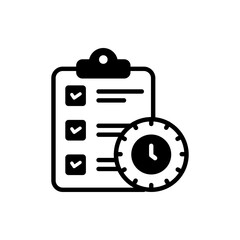 Fototapeta premium Planning Vector Style Icon. EPS 10 
