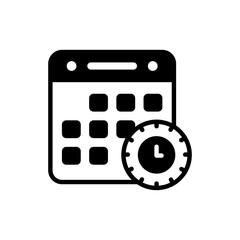 Schedule Vector Style Icon. EPS 10 