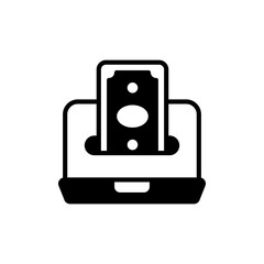 Online Pay ­Vector Style Icon. EPS 10 