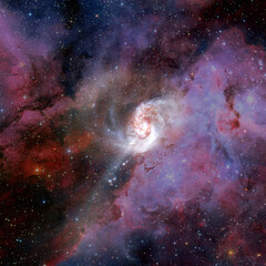 Fototapeta na wymiar Endless universe. Elements of this image furnished by NASA