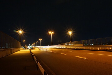 深夜の国道
