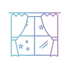 window gradient style icon vector design